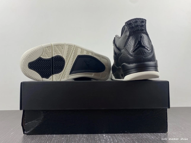 Reps LUCY 4 Jordan 819139-010 Retro Hair Black Pony 0714